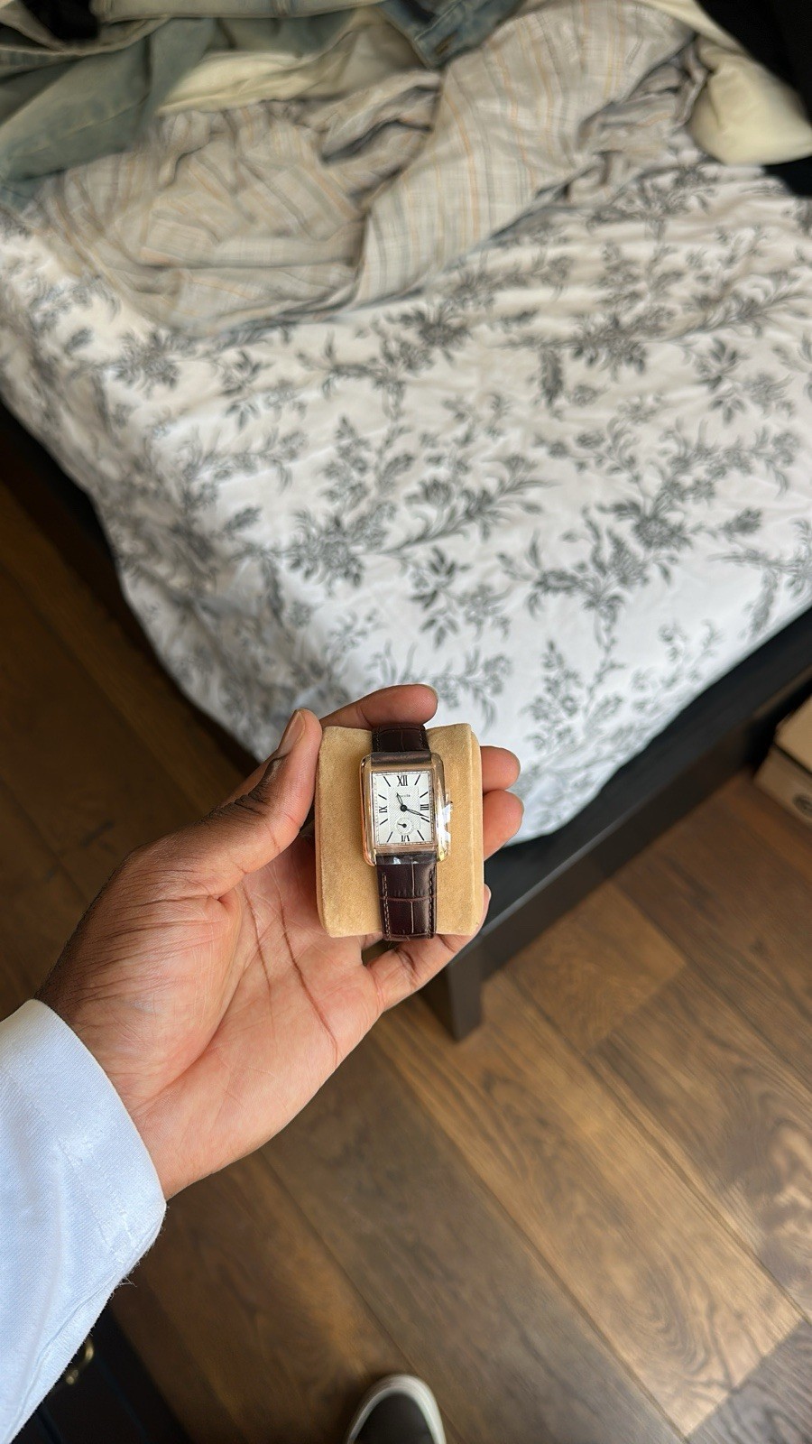 Cascalia Acro Watch In Rose Gold with White Dial Brand New