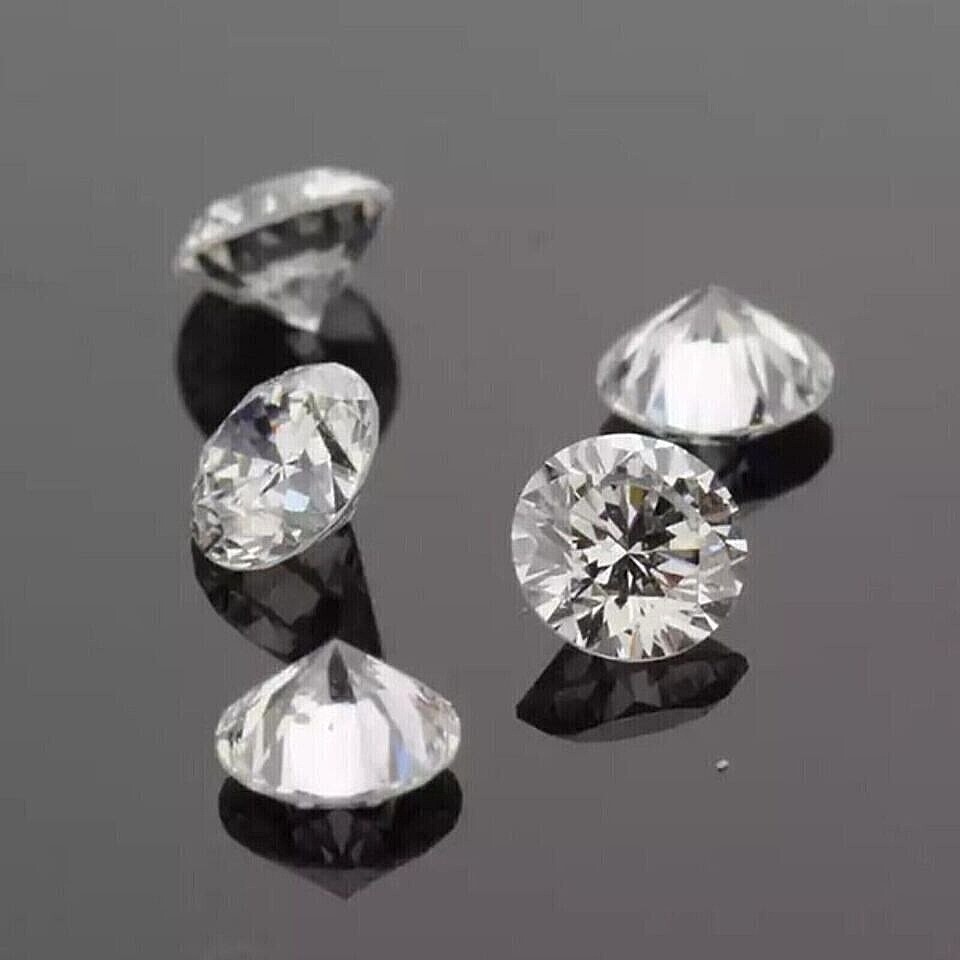 100 PCS Loose Lab Grown CVD Diamond 3.00 MM Round D Color, IF CLARITY Certified