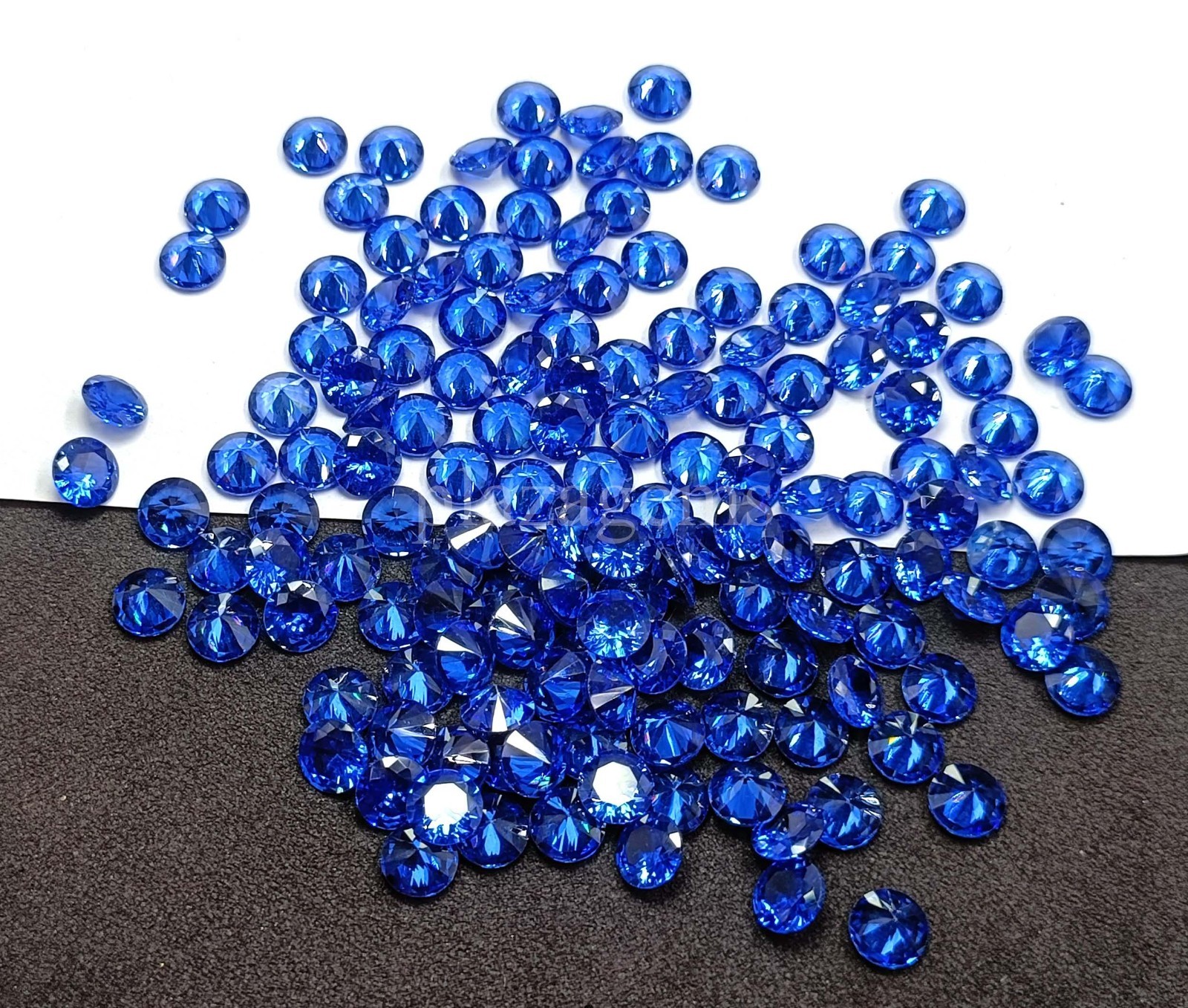 Rare 4 Pcs Natural Blue Sapphire Round Shape EGL Certified Loose Gemstone 5OSP
