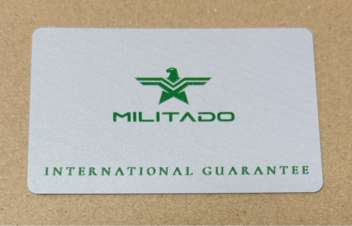 Militard ML05B 38mm Quartz Miyota 2035 Sapphire 100m Military New From Japan