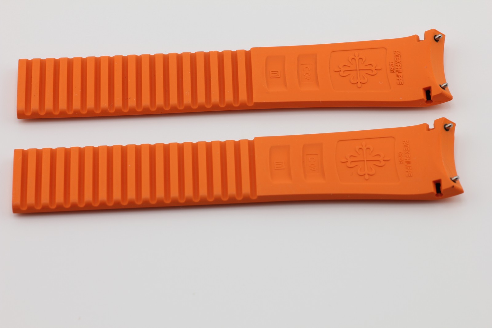 Patek Philippe Aquanaut 5167A 5167 ORANGE Rubber Strap 21/18 OEM UNCUT NEW