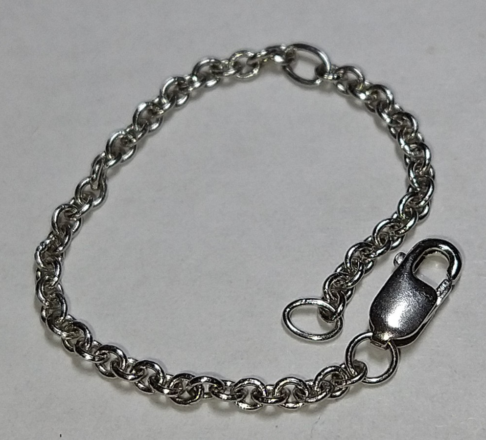 Solid platinum adjustable extender chain 2.25 and 3.25 inches 1.48 grams – pt950