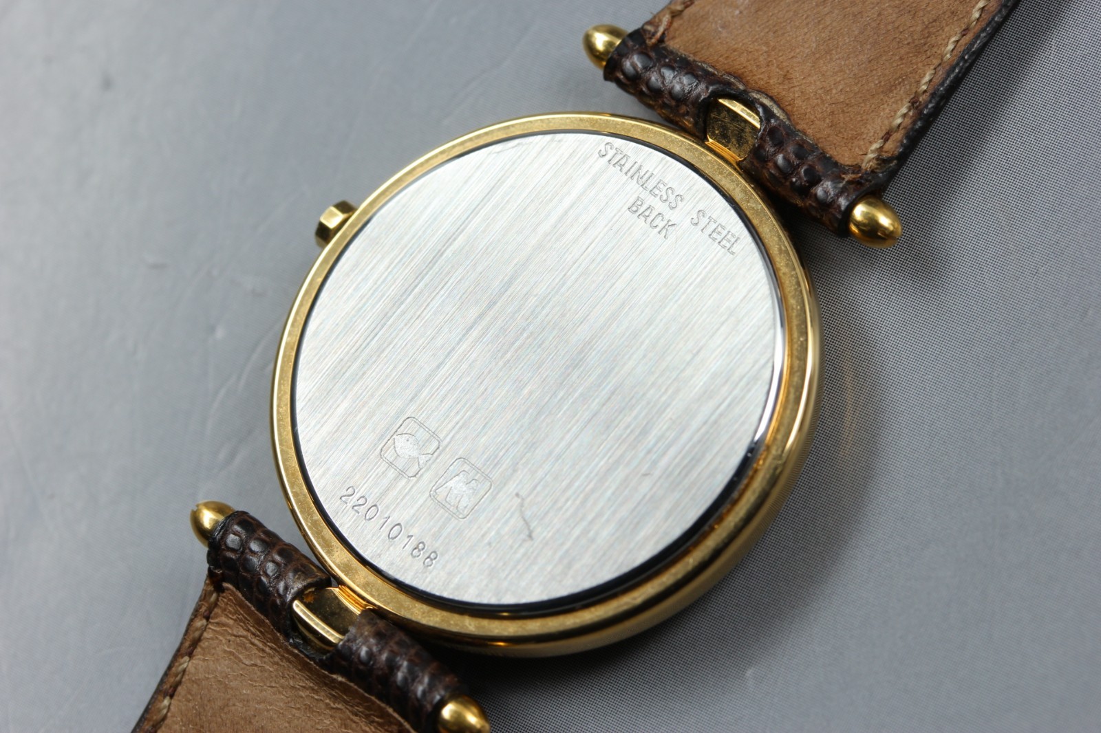 Longines 150 6912 30mm Gold Dial Quartz Vintage Unisex Dress Watch NEAR MINT