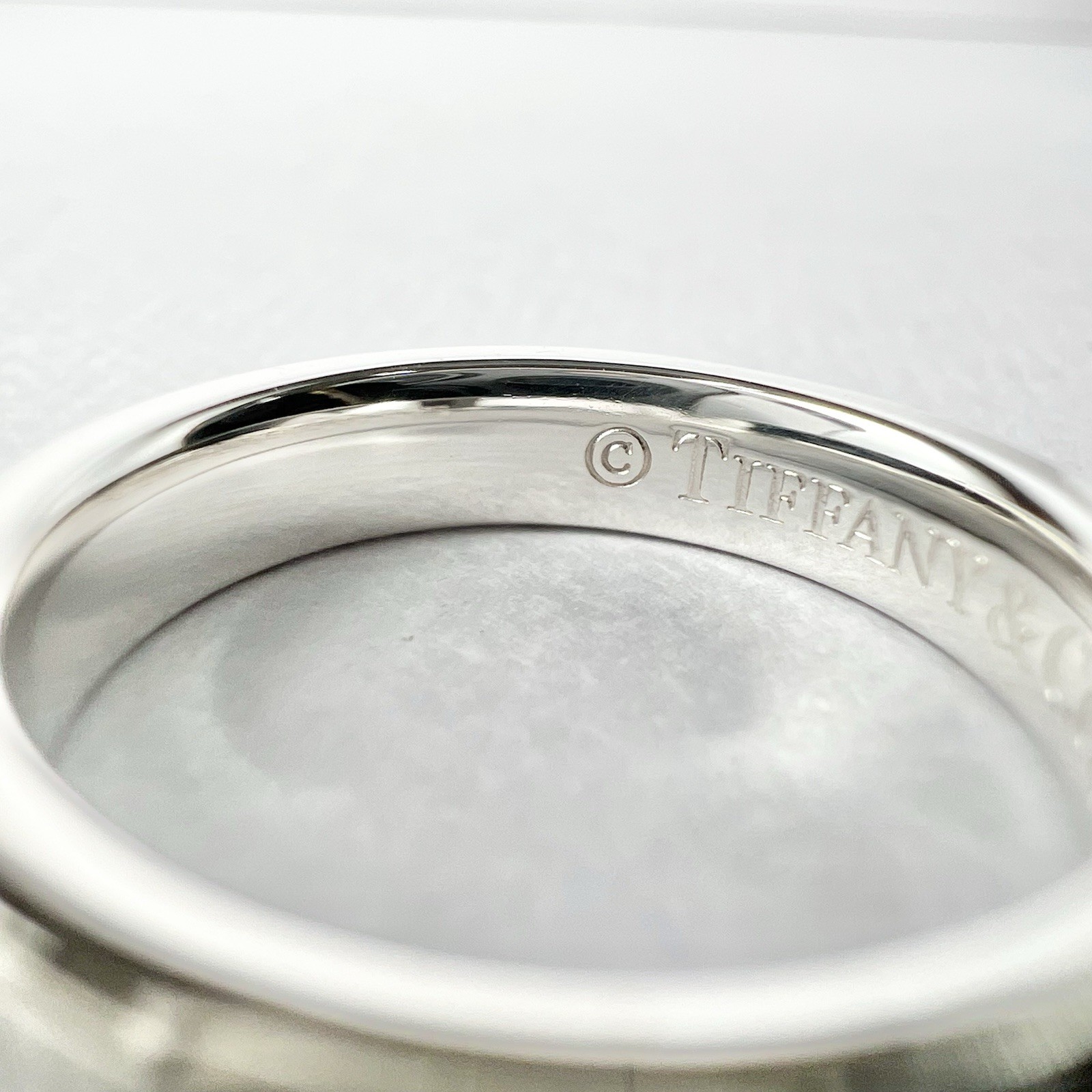Tiffany & Co. 1837 Narrow Ring US 4.25 – 4.5 Sterling Silver 925 DWQ585