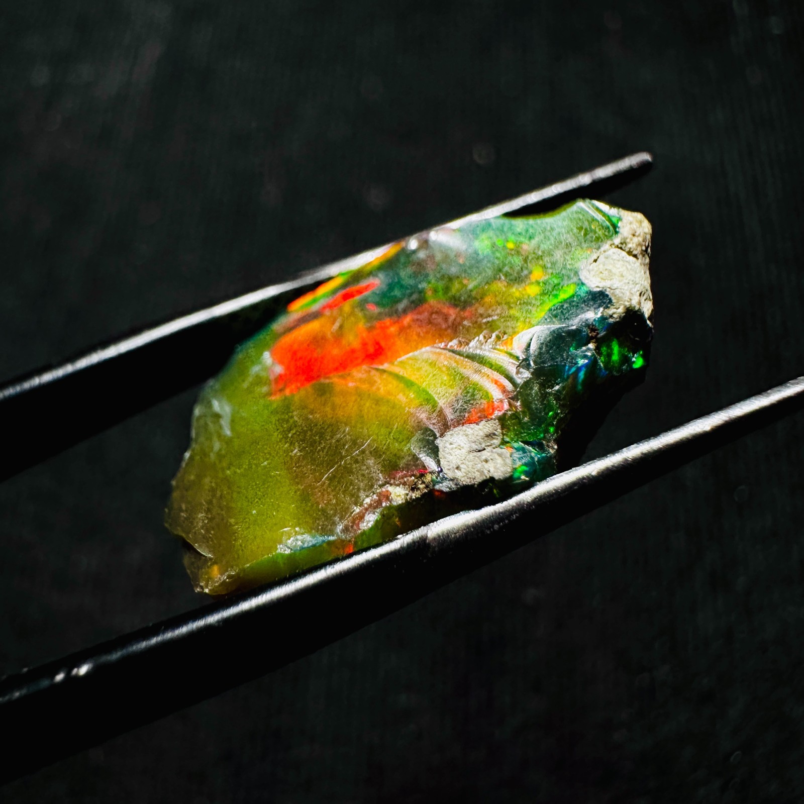 Natural Black Opal Rough Loose Raw Gem Cutting Stone For Collectors 10.00 CTS