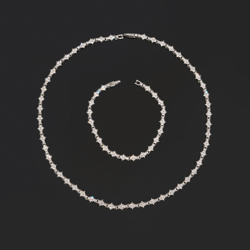 Mens 5MM Tennis Chain Choker Necklace 1 Row Gold Plated Iced Hip Hop CZ Jewelry