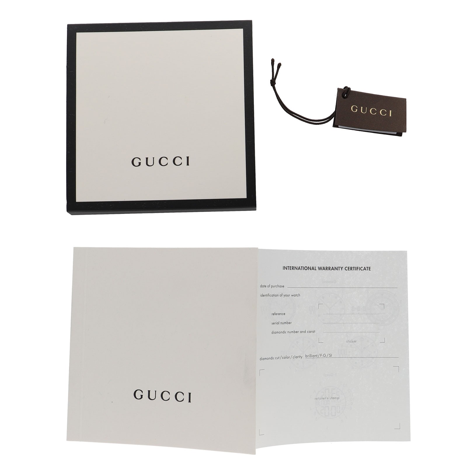GUCCI 100L G rectangle Stainless Steel Women’s