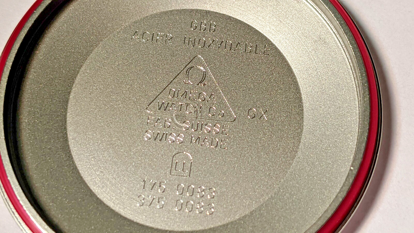 Genuine NEW Omega Speedmaster Caseback 34.6mm diameter Acier 175 0083, 375 0083