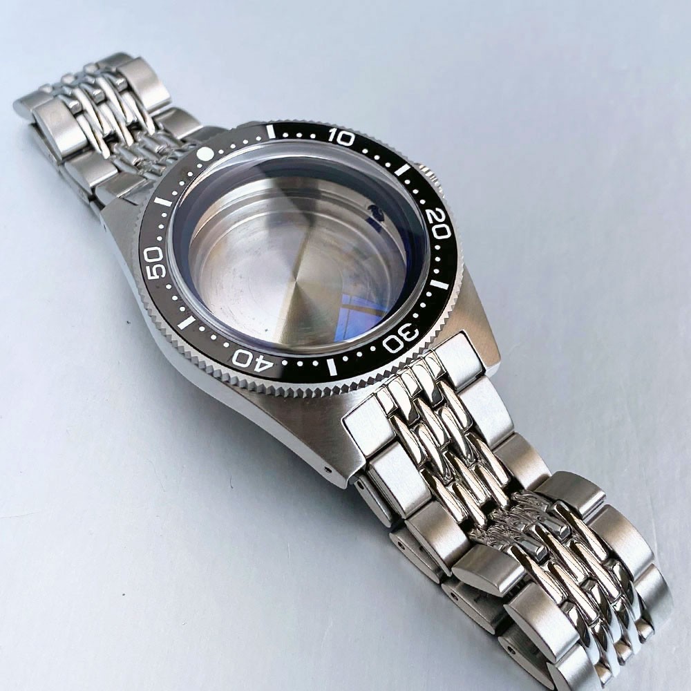 62MAS Case Fit NH35 PT5000 Automatic Diver Watch Case 300M Waterproof ARSapphire