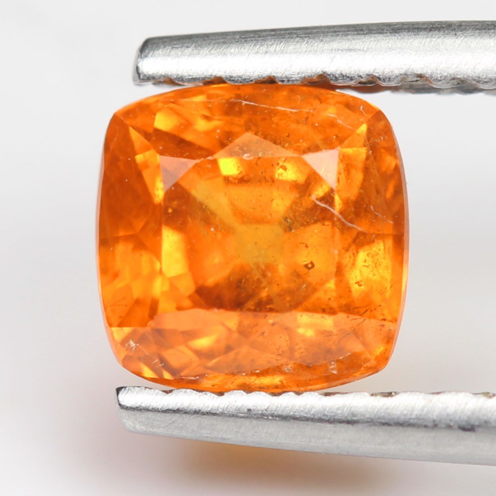 1.89Carats Vivid Orange Natural Unheated Cushion Shape Spessartite Garnet Gem