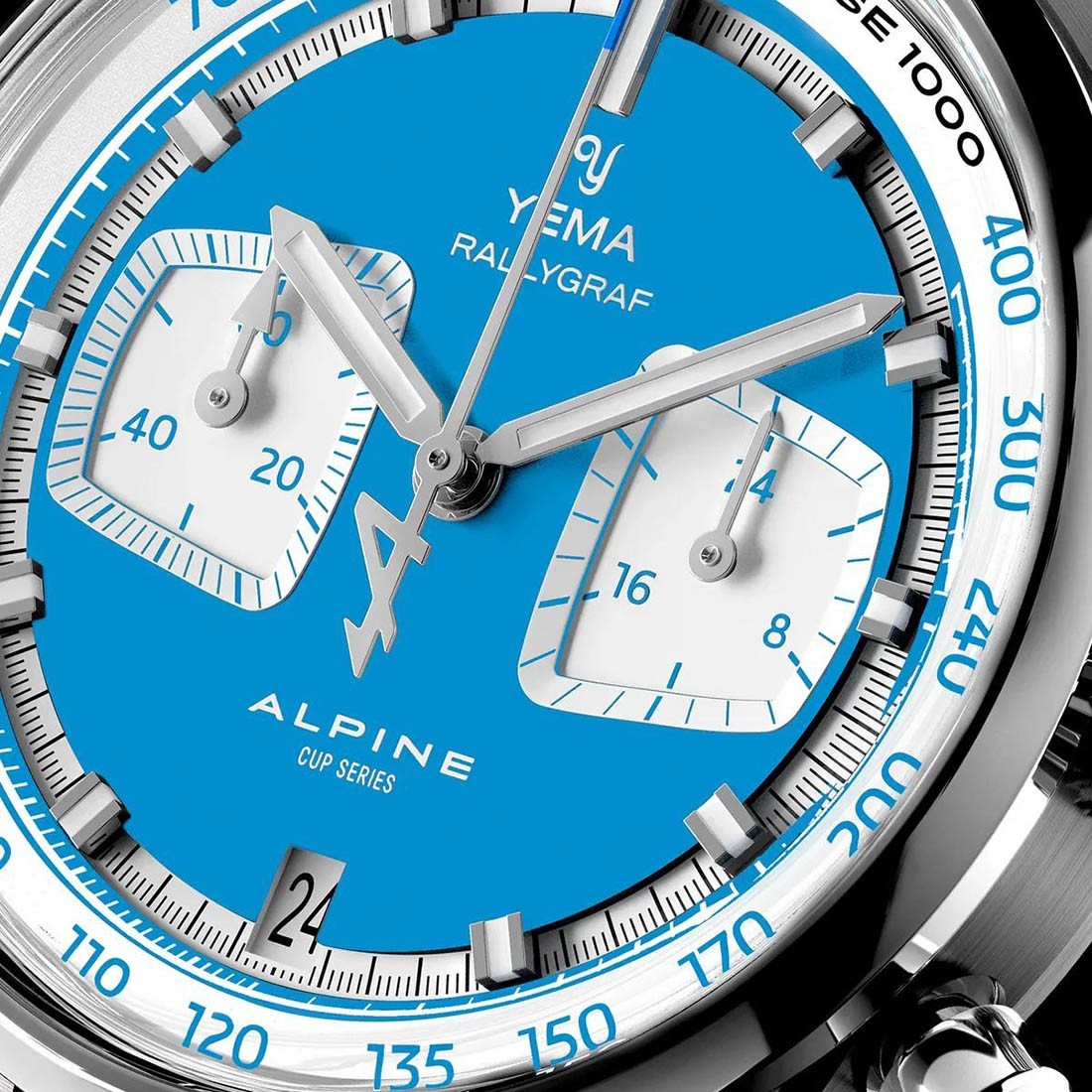 YEMA Rallygraf Alpine Chronograph Hybrid Steel Mechanical Quartz Men’s Watch