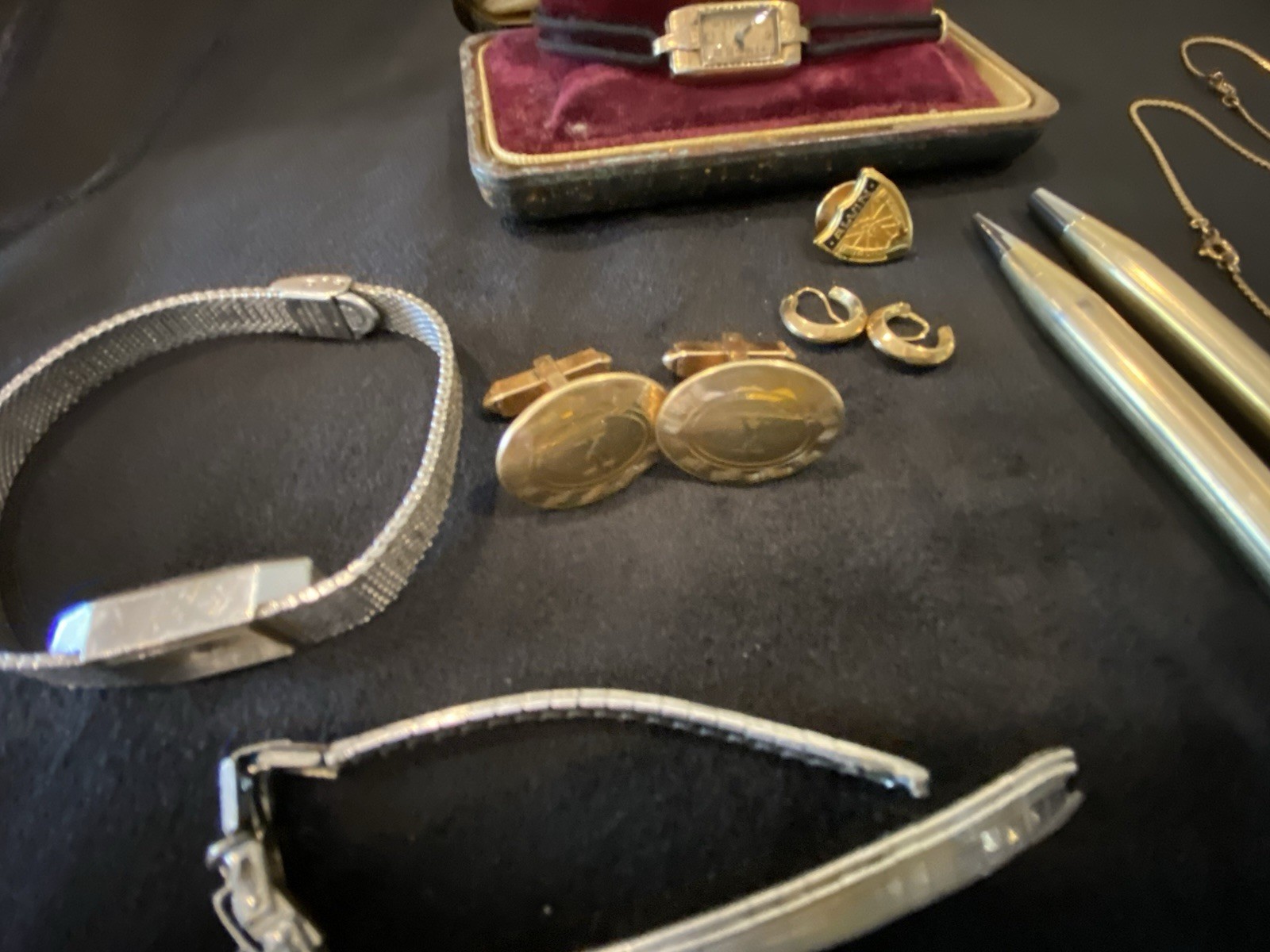 Gold Filled & RGP Jewelry/Pen Lot Some Wearable approximately 200 G ￼
