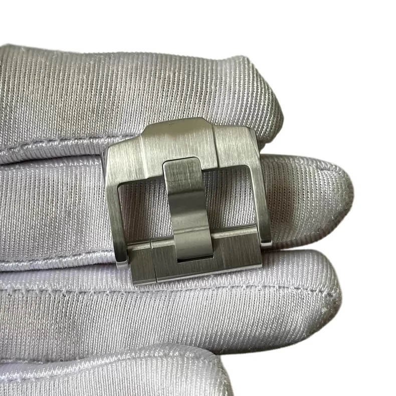 24mm Steel Tang Pin Buckle Clasp Fits AP 15720ST Royal Oak Offshore Easy Change