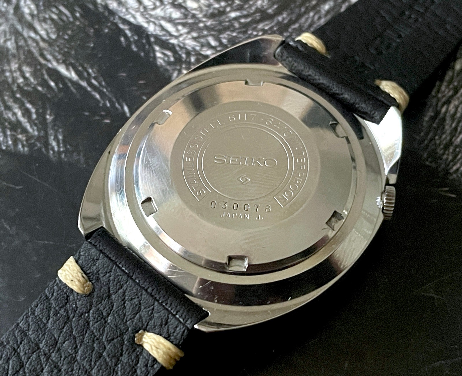 Seiko Navigator Timer vintage Auto GMT watch March 70, great condition, serviced