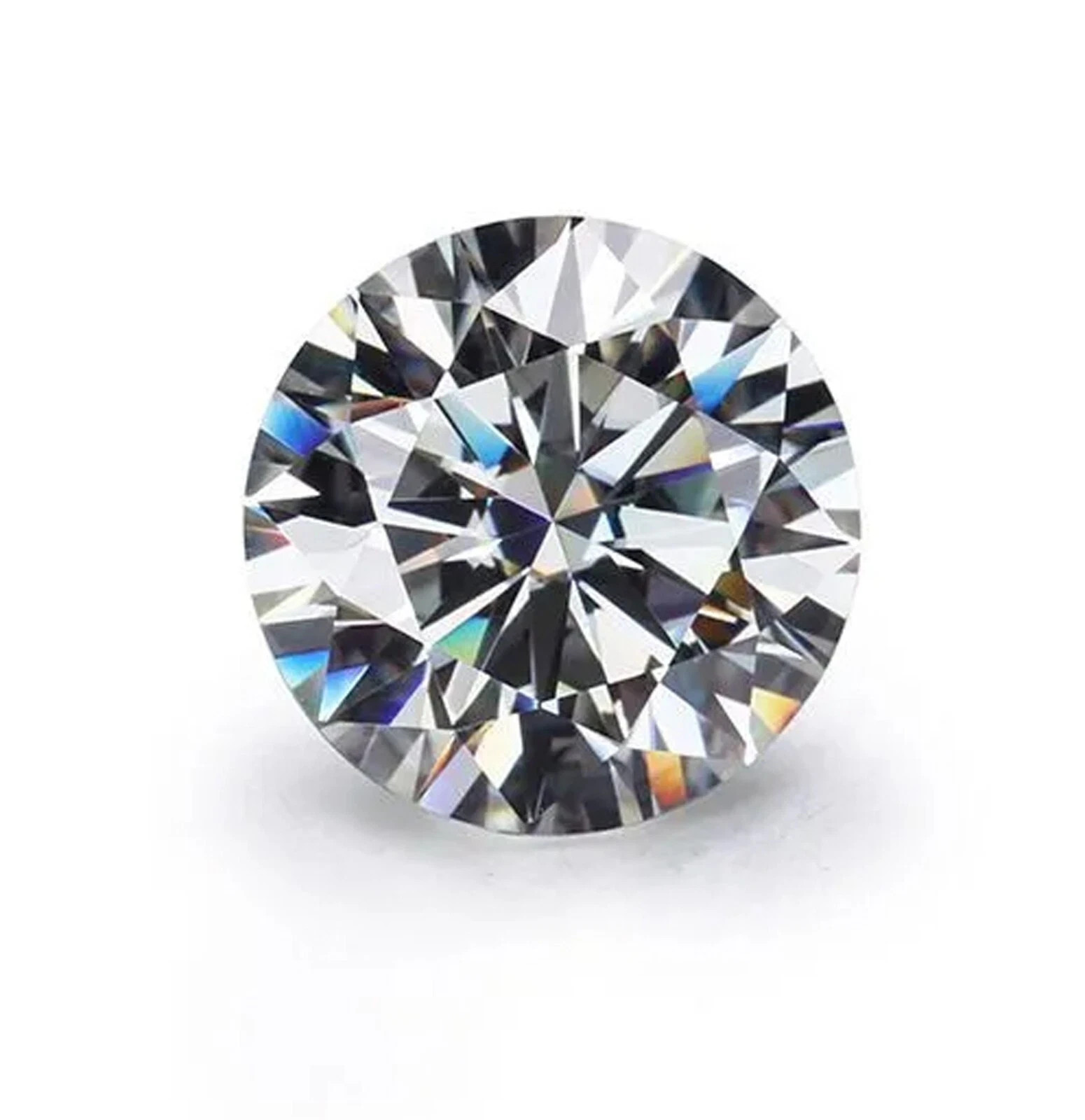 Certified 0.55 Ct White Diamond Round Cut Natural VVS1 D Grade Loose Gemstone