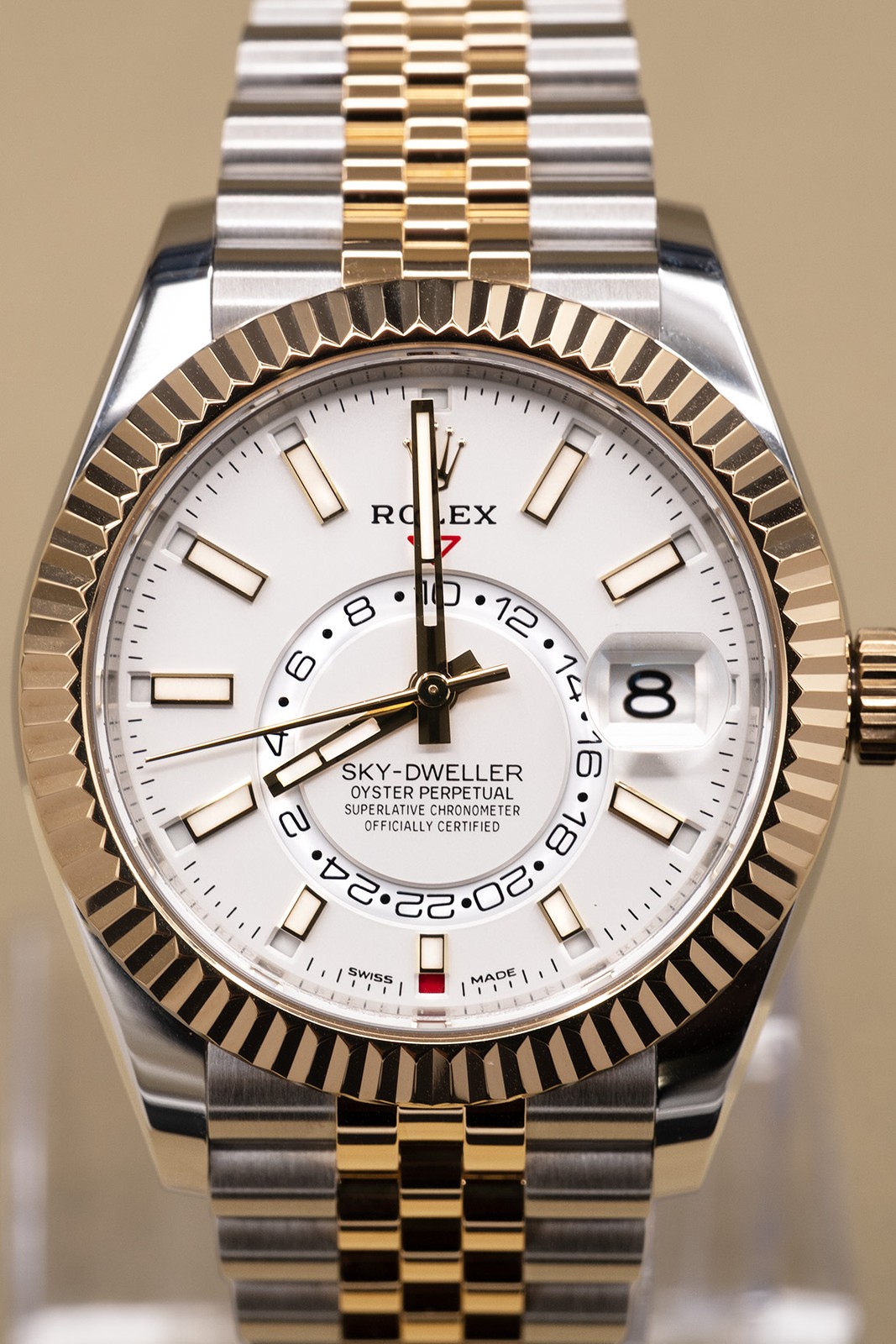 2021 Rolex SkyDweller White Dial Complete