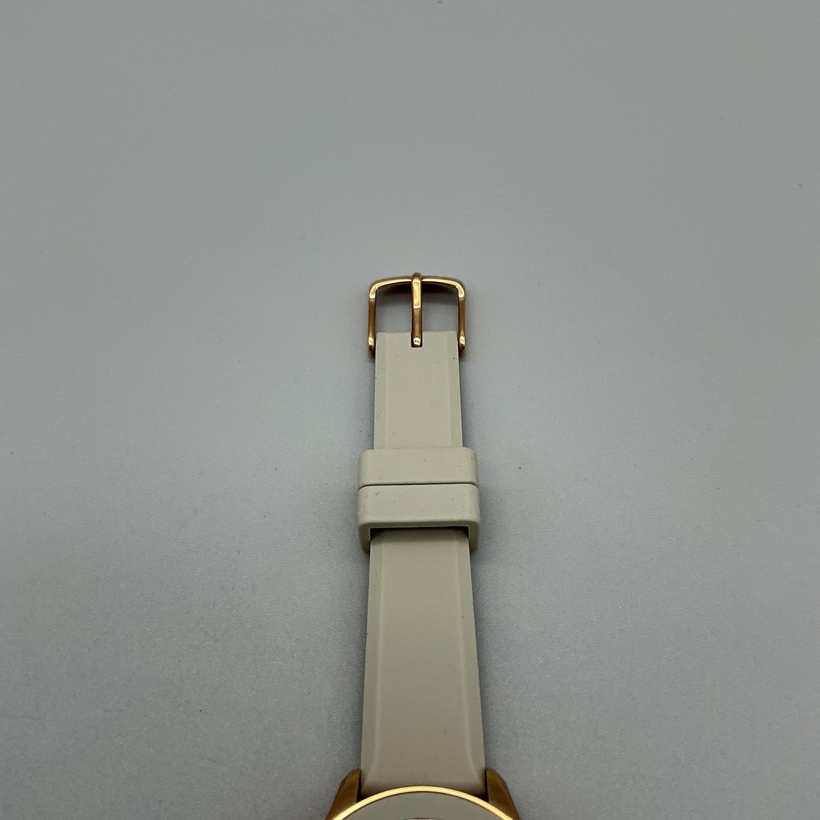 Michele Womens Watch 36mm Rose Gold Tone Chronograph Silver Tone New Battery