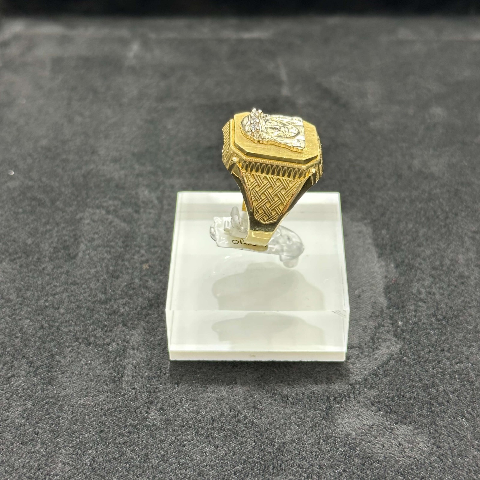 Jesus Head Ring 10k Solid Gold ALL SIZES