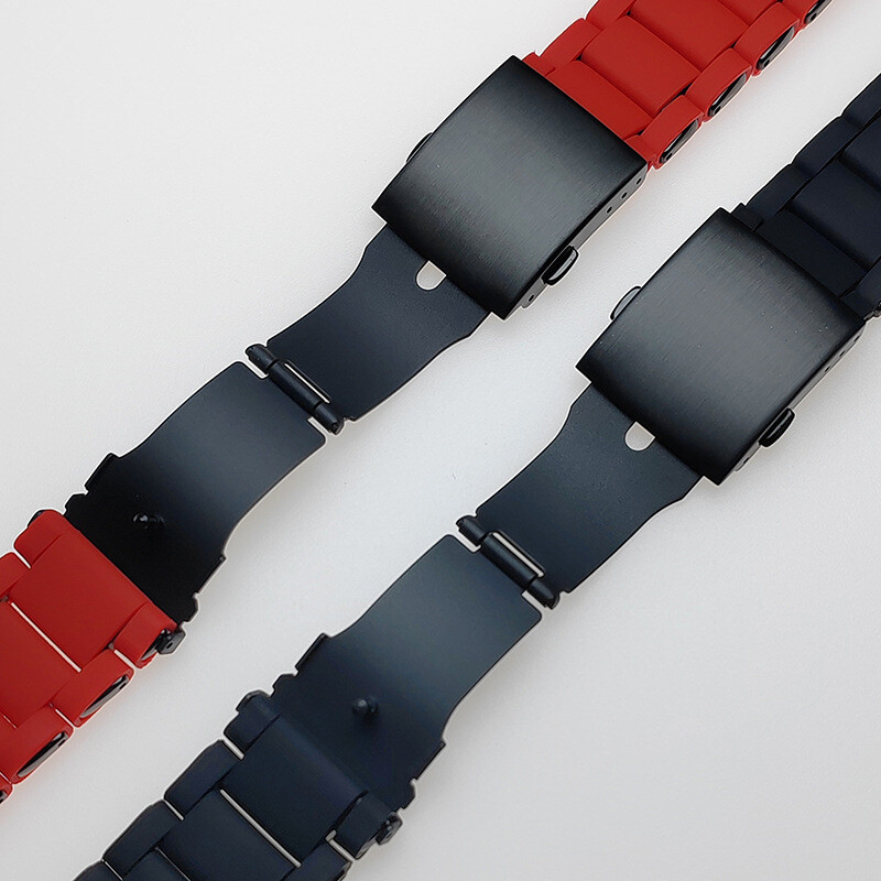 24/26/28mm For Diesel DZ7396 DZ7370 DZ4289 Steel Rubber Watch Band Strap