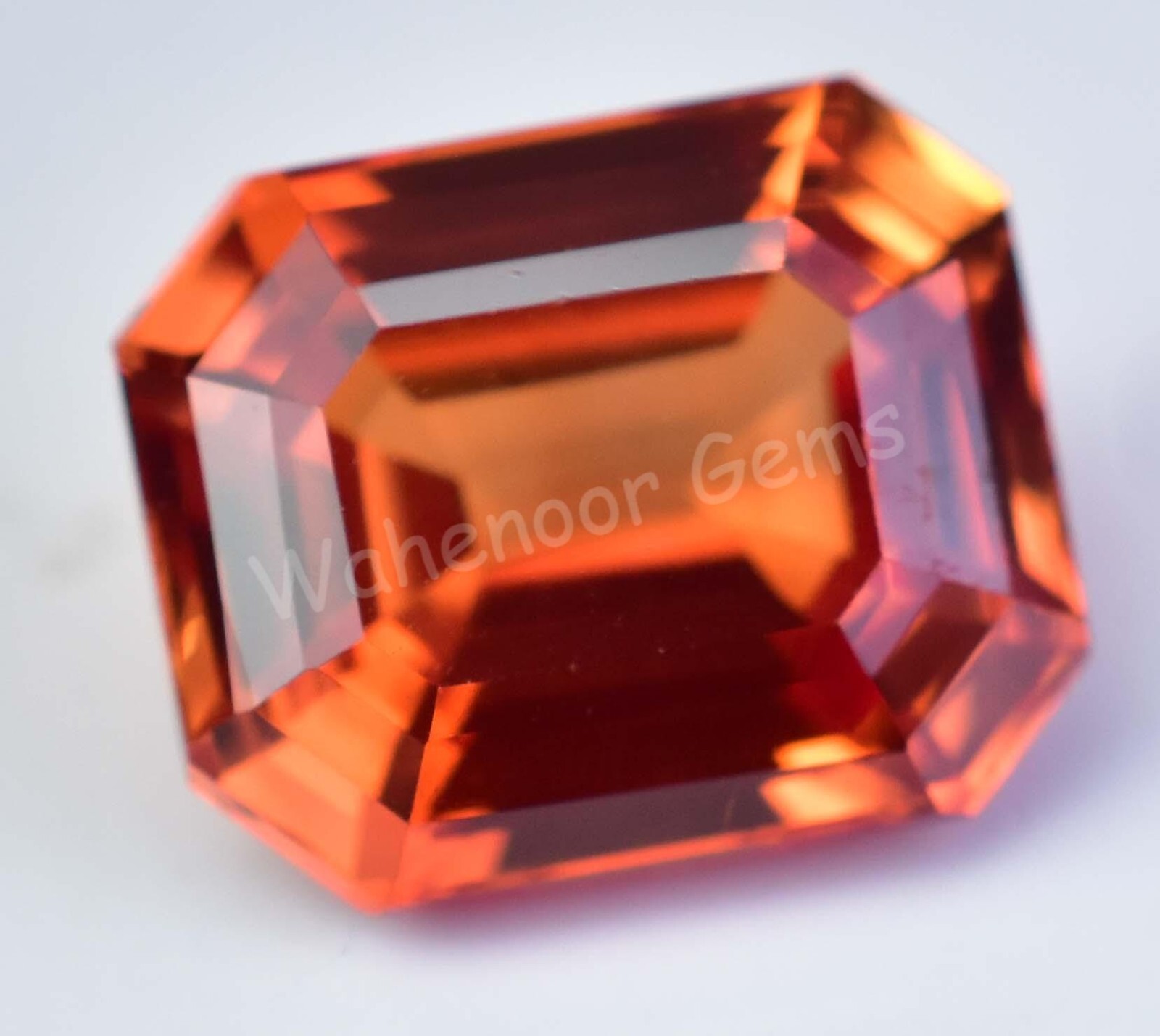 6.50 Ct Natural Mandarin Orange Spessartite Garnet Namibia Gemstone Certified