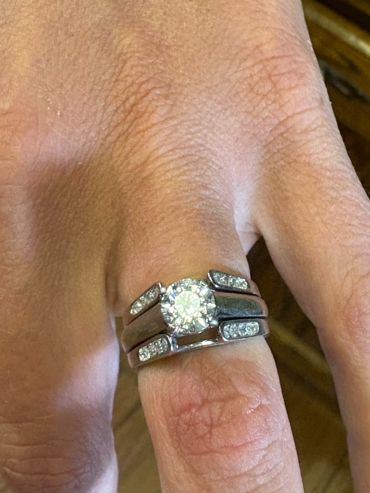 NOVENTA Diamond- Natural 1.25 CTW Diamond Ring 14K White Gold 1.00 CT Stone