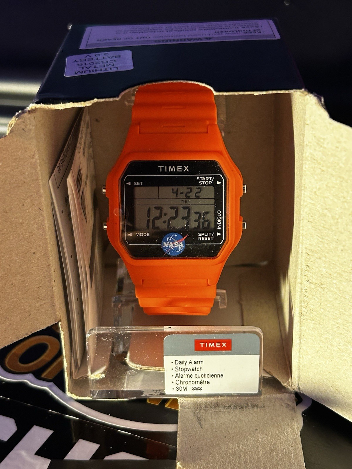 Timex x NASA Artemis ‘Lunar Orange’ 36mm Watch (TW2Y13300) NEW • SHIPS FROM USA