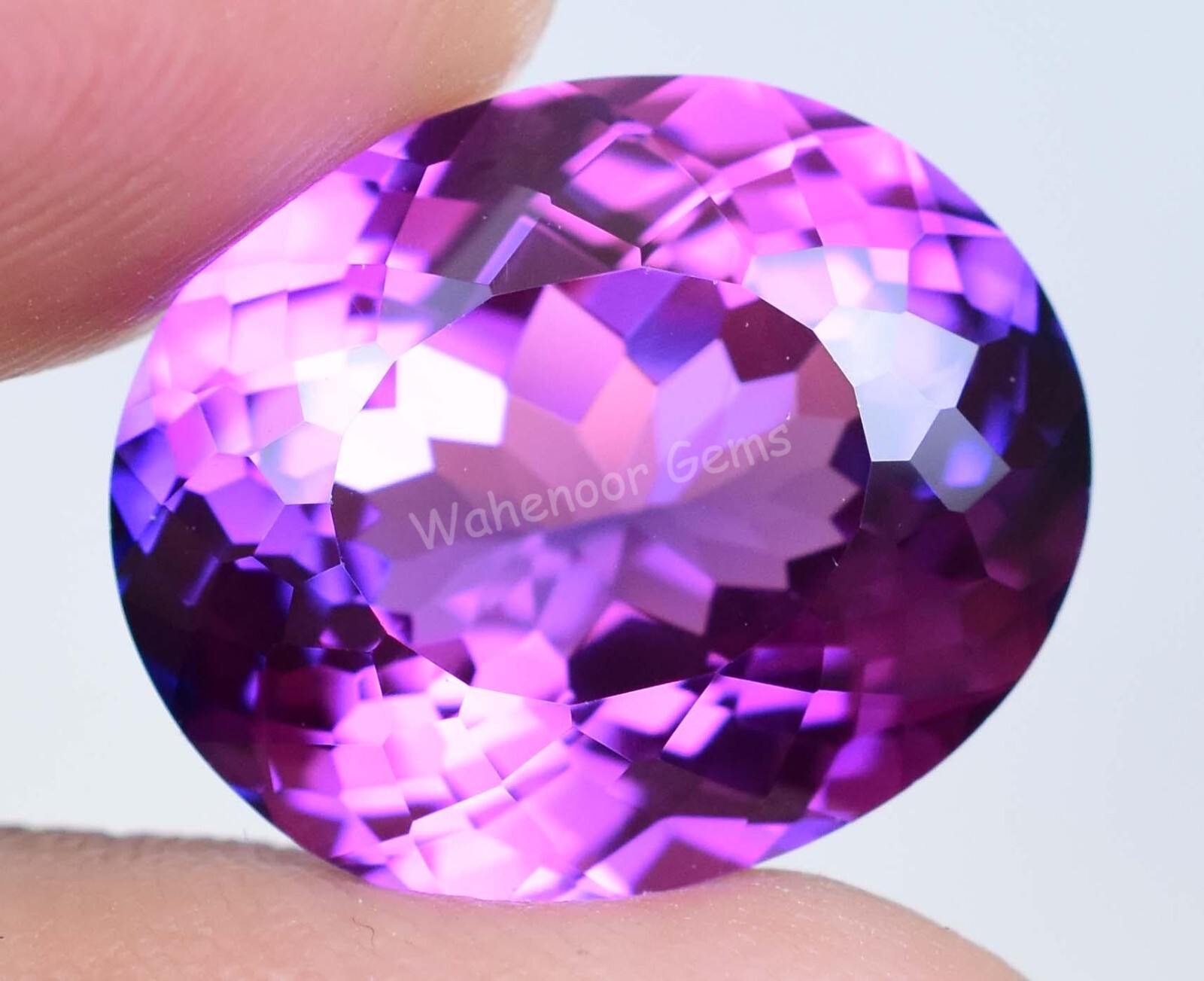 Natural 17.80 Ct Boysenberry Sapphire AGL Certified Fabulous Loose Gemstone
