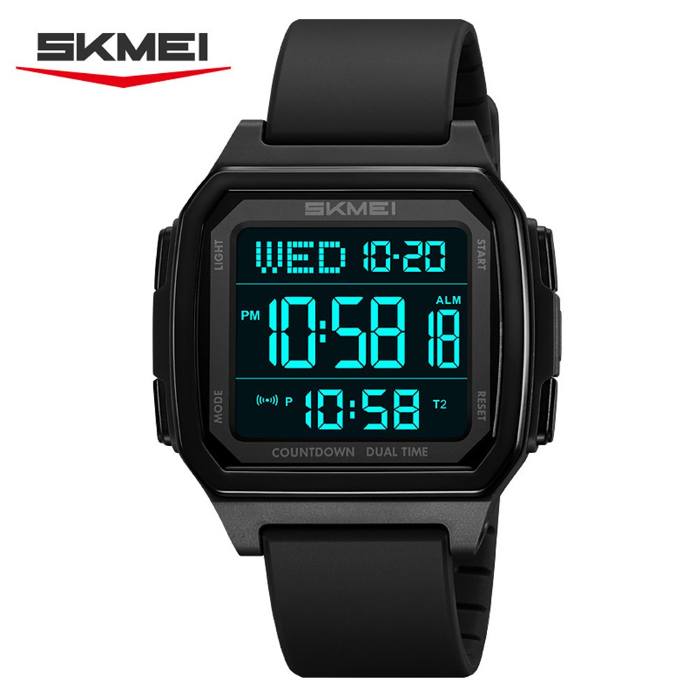SKMEI Men Watch Electronic Sport Watch LED Alarm Watch Boys Digital Wristwatch