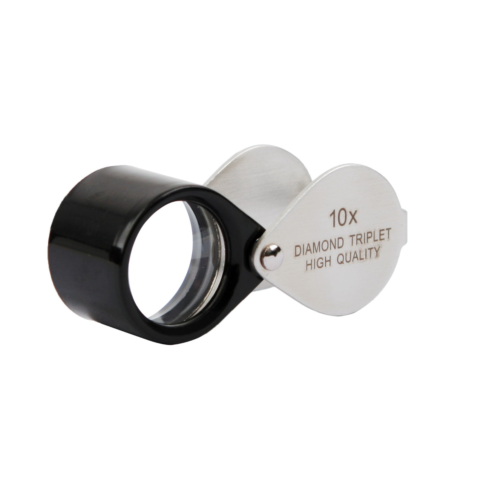 GemTrue Triplet Diamond Loupe 10x – Distortion-Free Jewelry Magnifier DK32001
