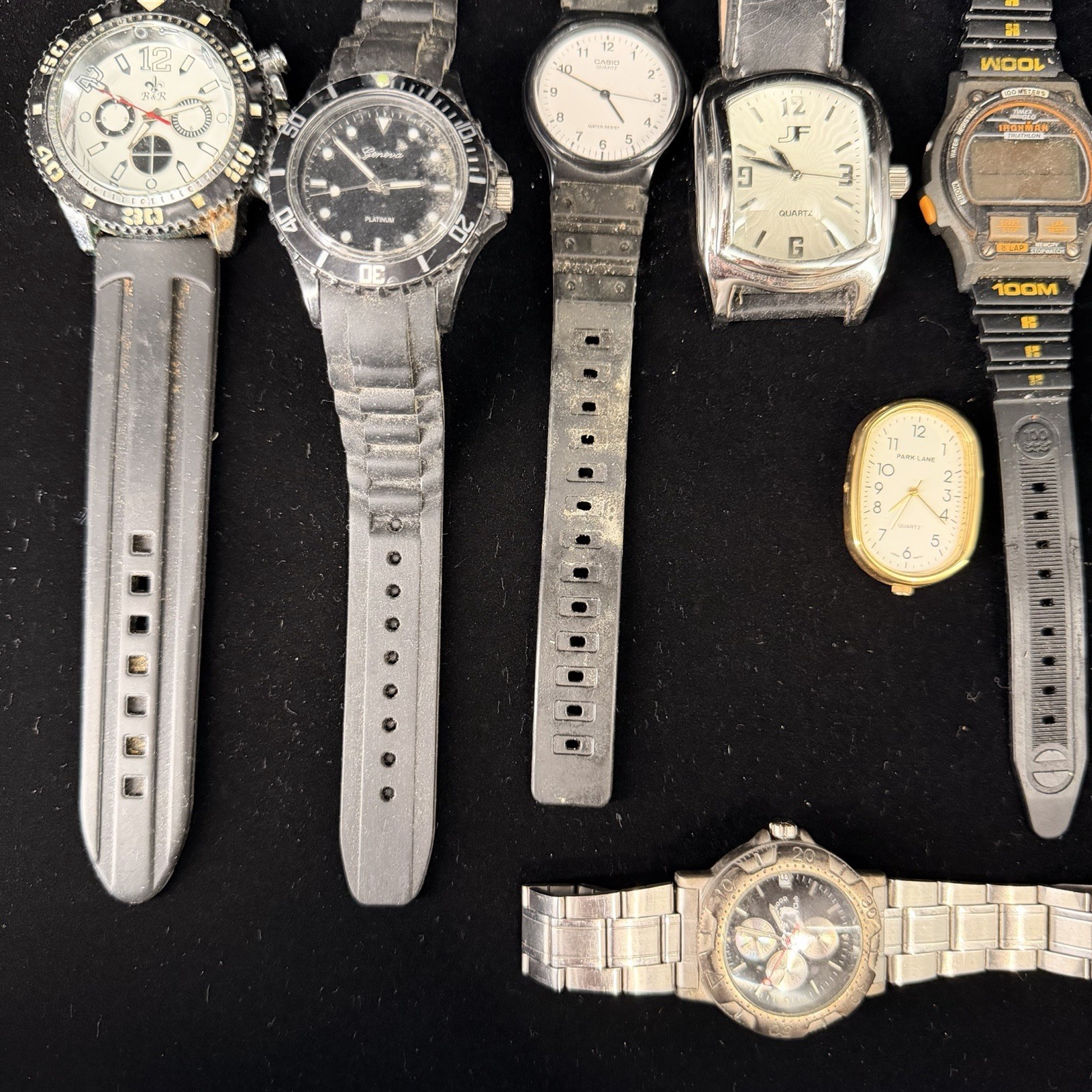 Vintage Watch Lot Timex Ironman Swatch Casio Battery Repair 592g