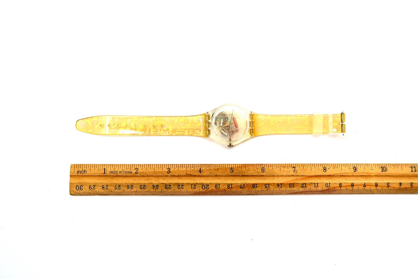 NEW Swatch Watch MOTHER OF PEARLS GK313 w/ Case and Papers 2000 Gents JELLY