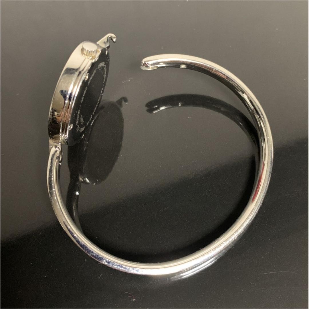 Georg Jensen Torun 337 Bangle Watch Mirror Dial Stainless Steel Ladies