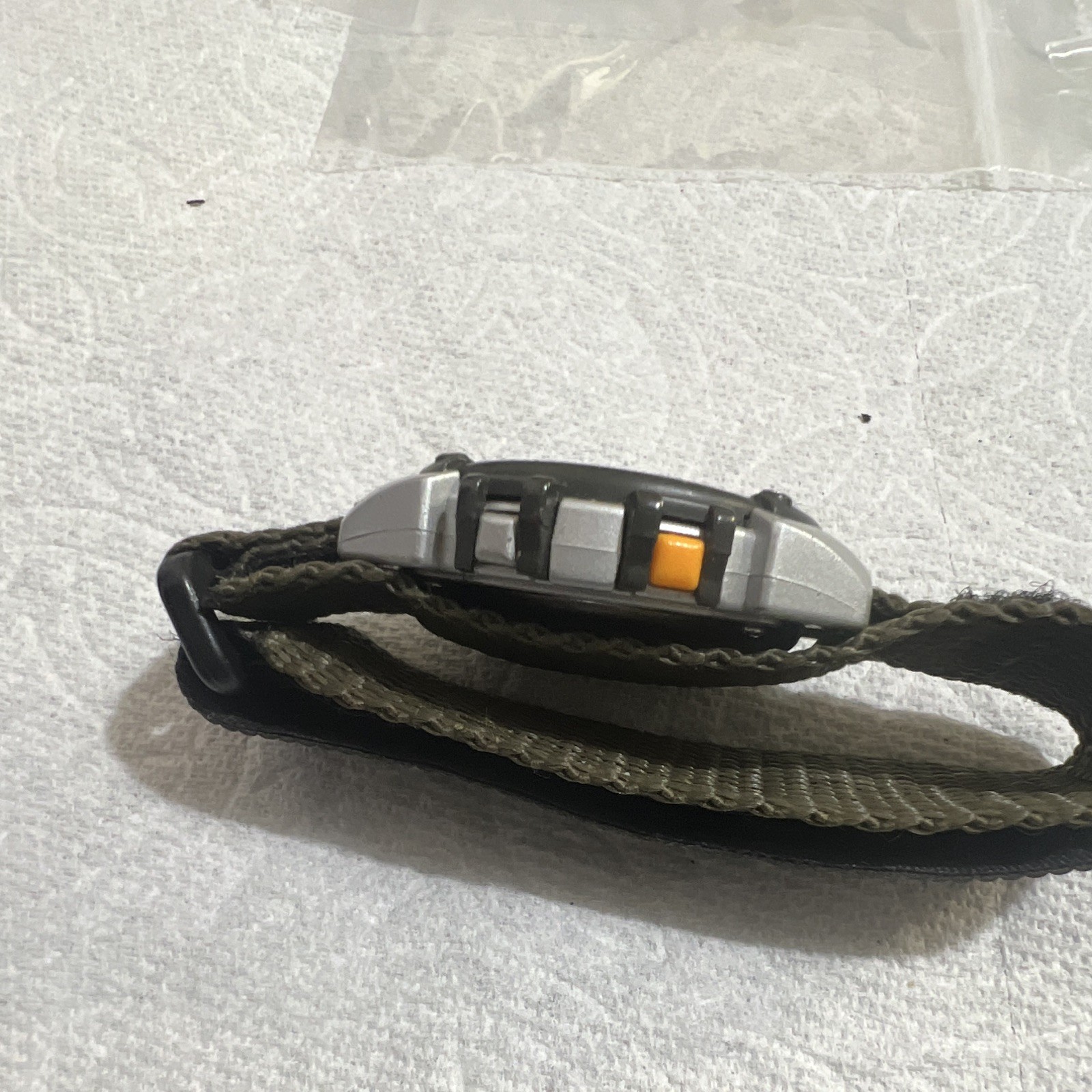 Armitron Instalite All-Sport Digital Alarm Chronograph Light Green Nylon Strap