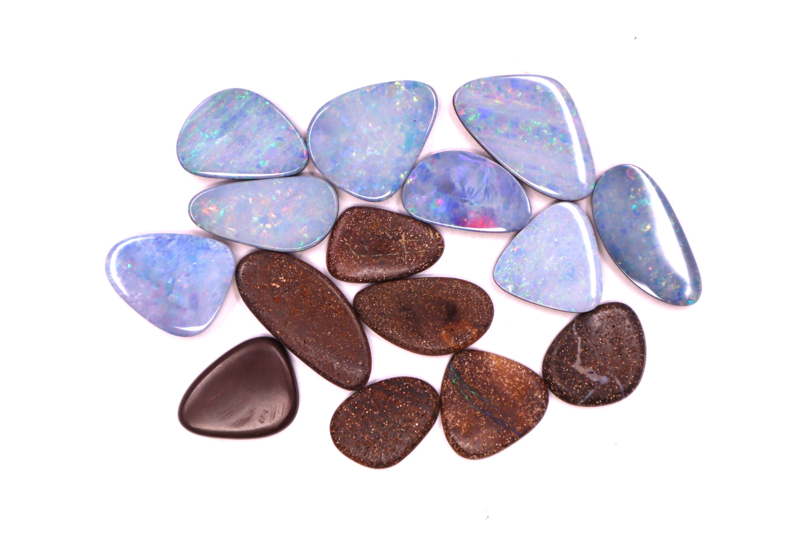Natural Australian Opal Doublet Boulder Loose Stone 100 ctw Large Size