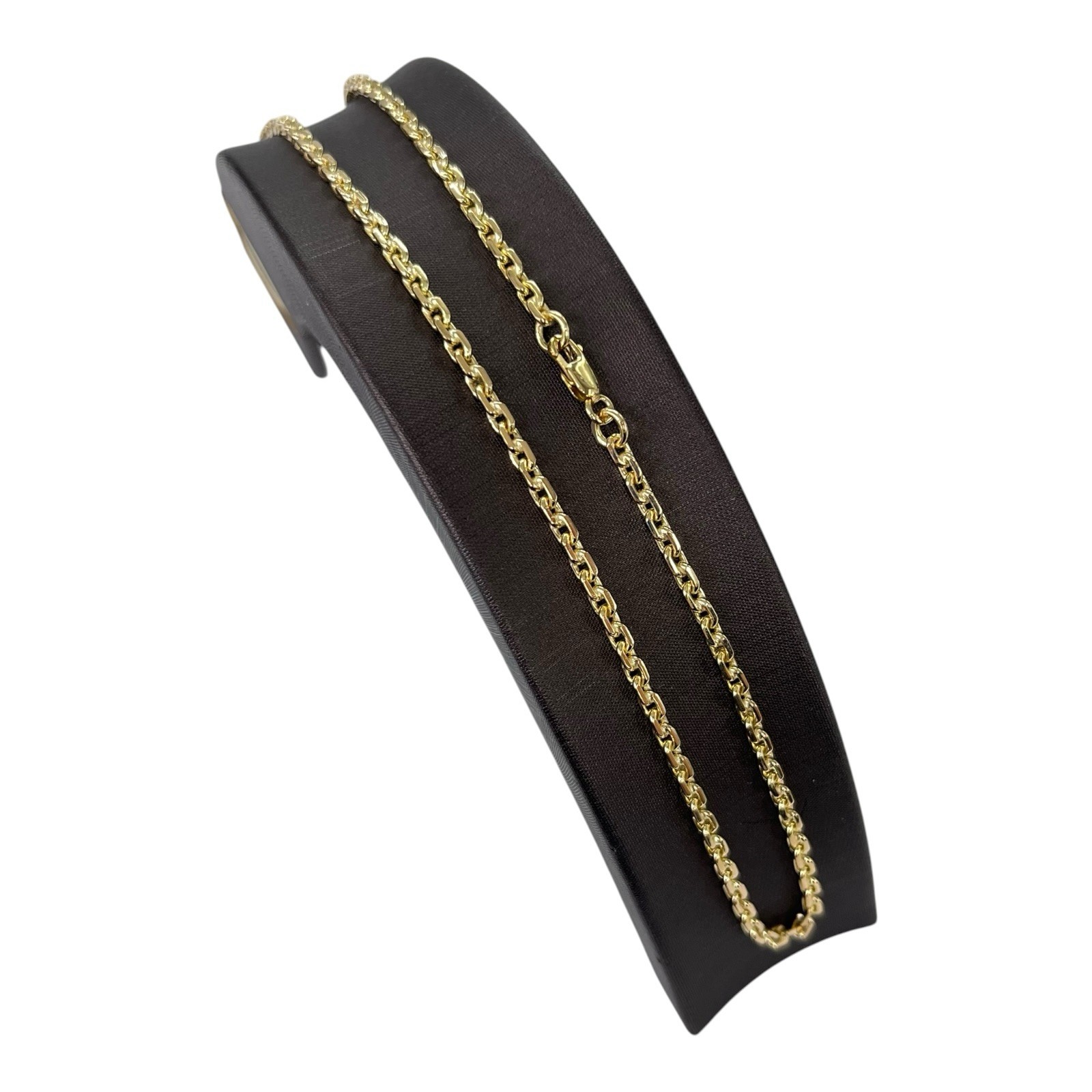 9ct 9K Yellow Gold Solid Oval Cable Link Chain Necklace 11.24 Grams 45cm. New