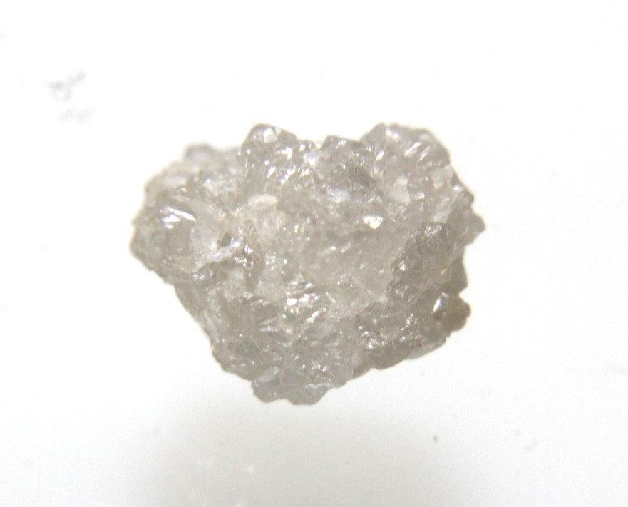 3.90CT/1 PIECE NATURAL RAW UNCUT GRAY ROUGH DIAMOND 9.32×7.83×6.81 MM