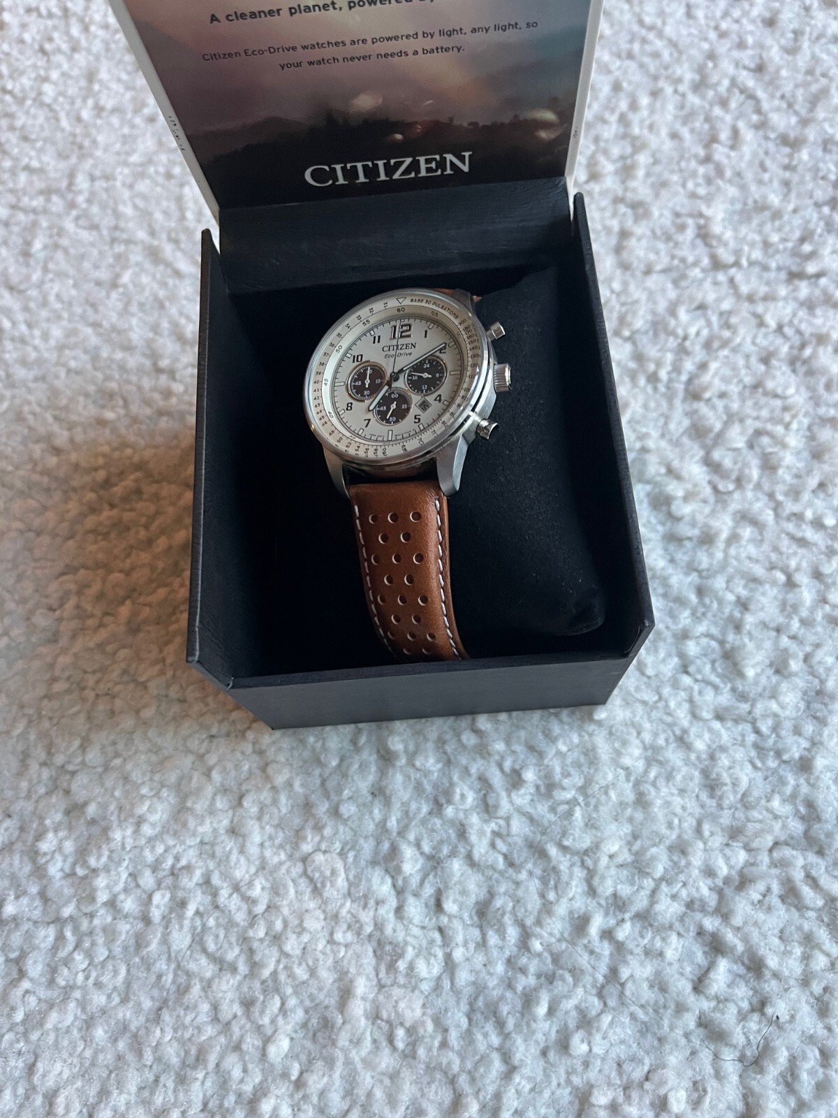 Citizen Men’s CA4500-08X Eco-Drive Chronograph Stainless Steel Watch