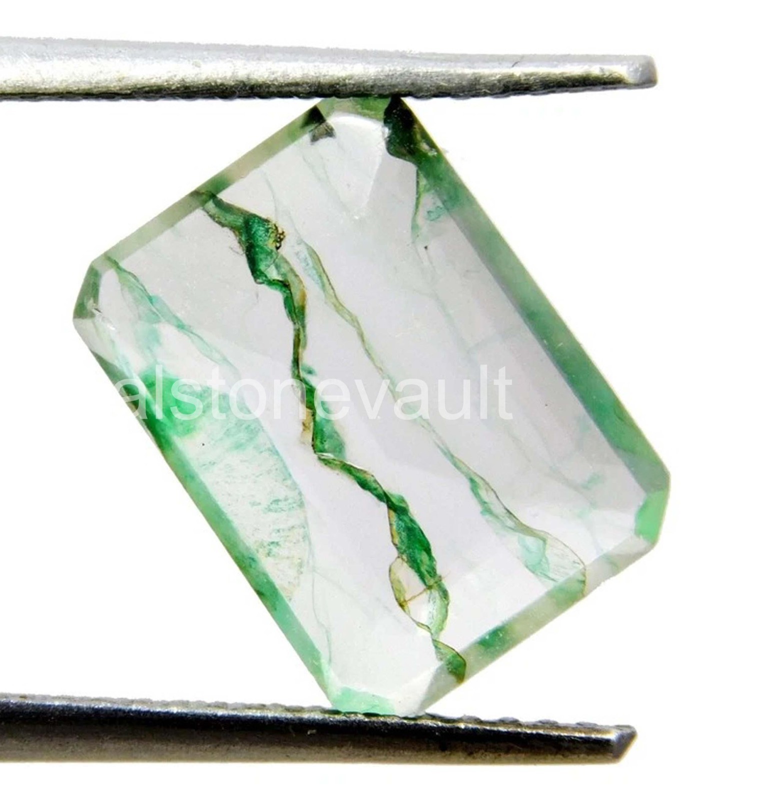 Natural 5.00 Carat Colombian Green Emerald Cut Certified Loose Gemstone ” 5DOJ
