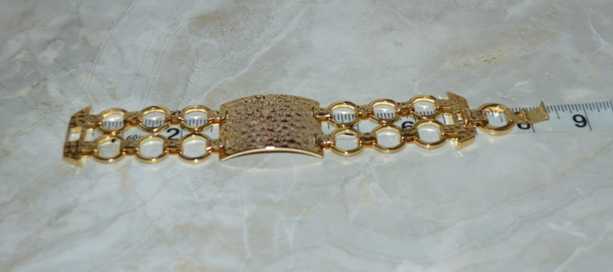 Henri Bendel Hammered Statement Bracelet