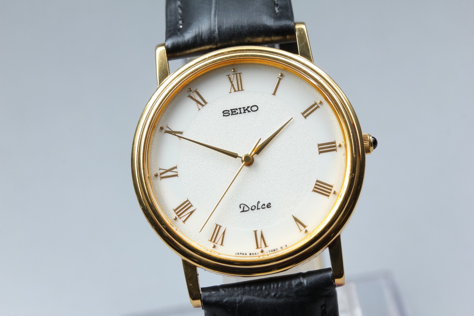 [Near MINT] SEIKO Dolce 8N41-7030 32mm White Dial Quartz Men’s Vintage Watch
