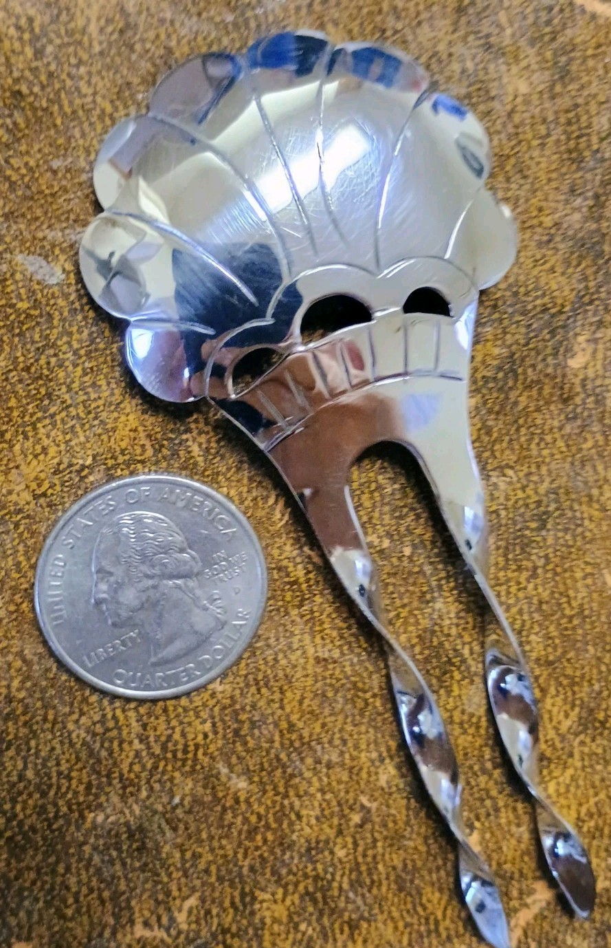 Taxco Mexico 925 14+g Hair Comb Pin Sterling Silver Handmade NEW