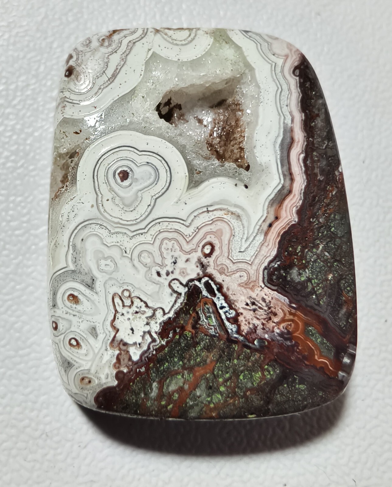 26.75 Cts Natural Crazy Lace Agate Cabochon Gemstone 23.3×17.8×6.5 MM