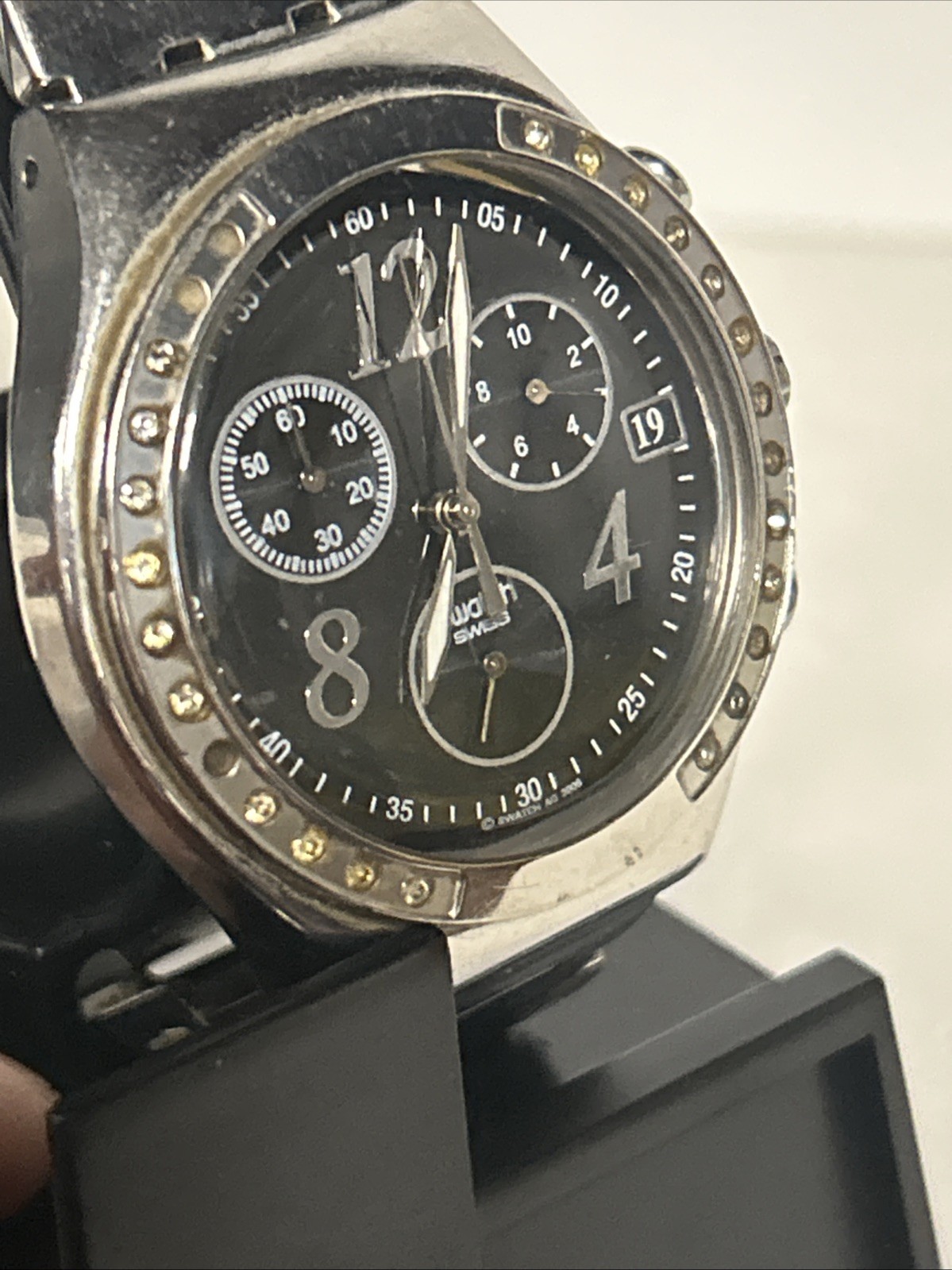 SWATCH CHRONOGRAPH HERRENUHR AG 2006 QUARZ