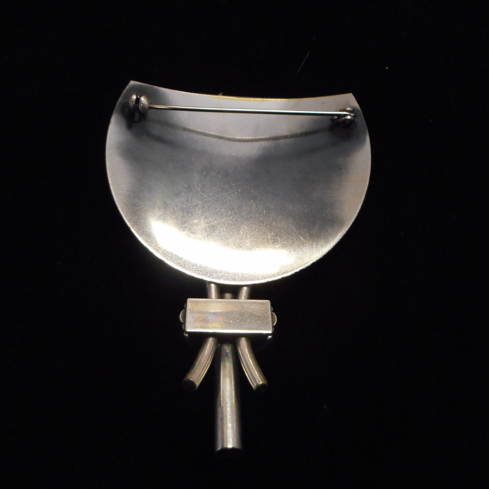 NEW Squadra Blu Silver Plated Contemporary Design Brooch from the Netherlands