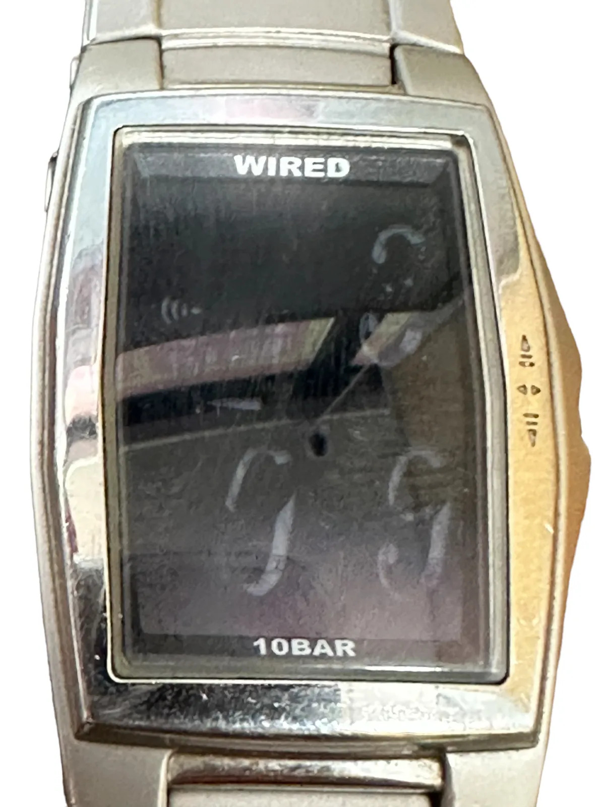 [Rare 1990s] Seiko Alba Wired Digital Watch (Working LCD, Junk Item)