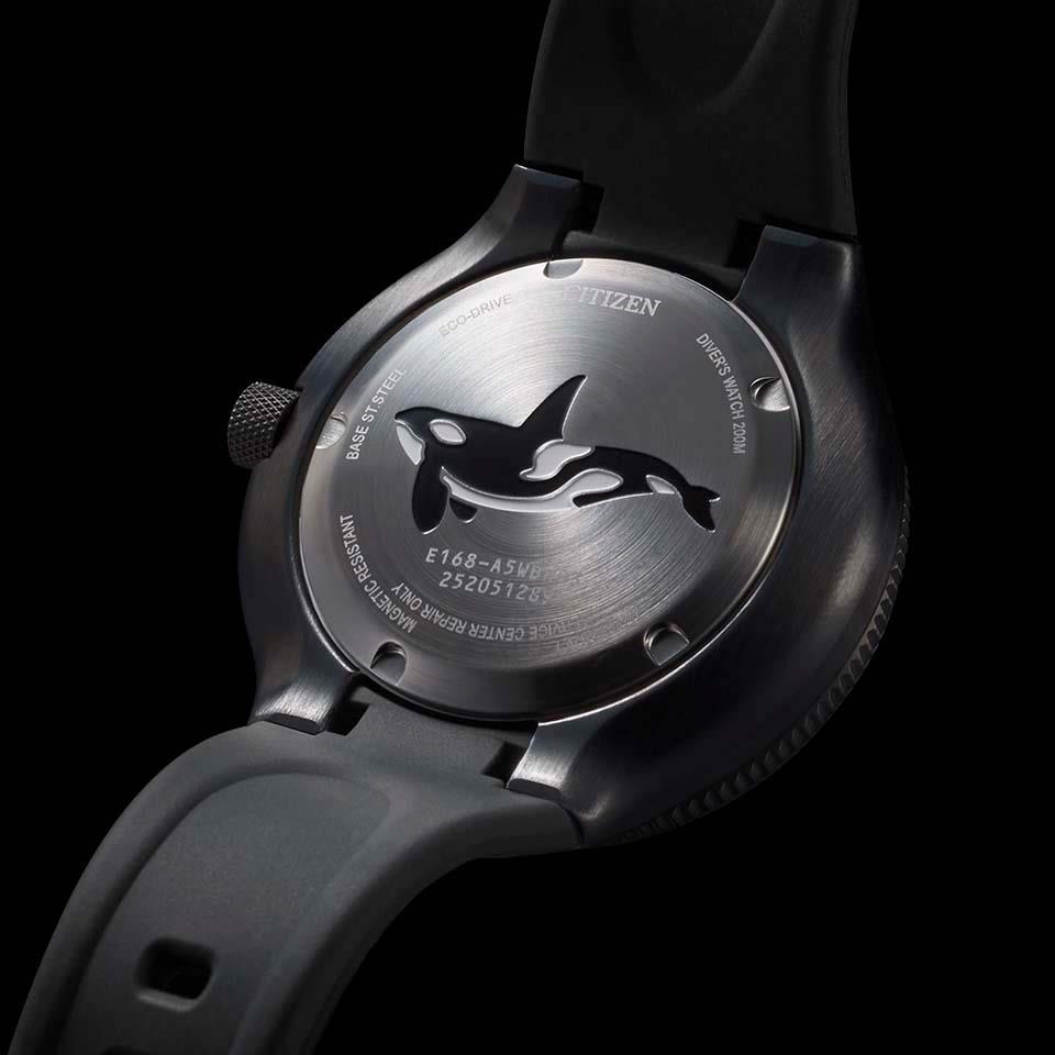 CITIZEN PROMASTER MARINE BN0235-01E Eco-Drive Diver’s Watch 200m Orca Black