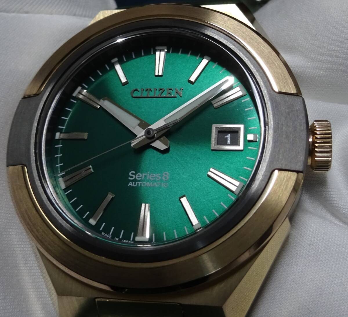 Citizen NA1002-15W Automatic Stainless Steel Green
