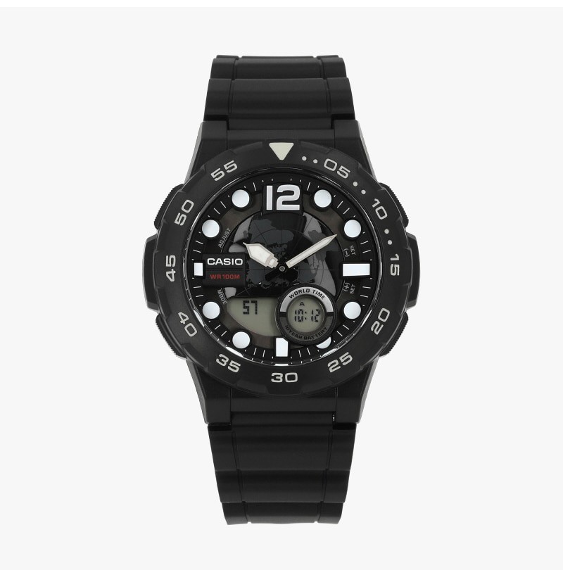 Casio Outdoor Sports AEQ-100W-1AVDF Digital Watch Men Original rand New Black