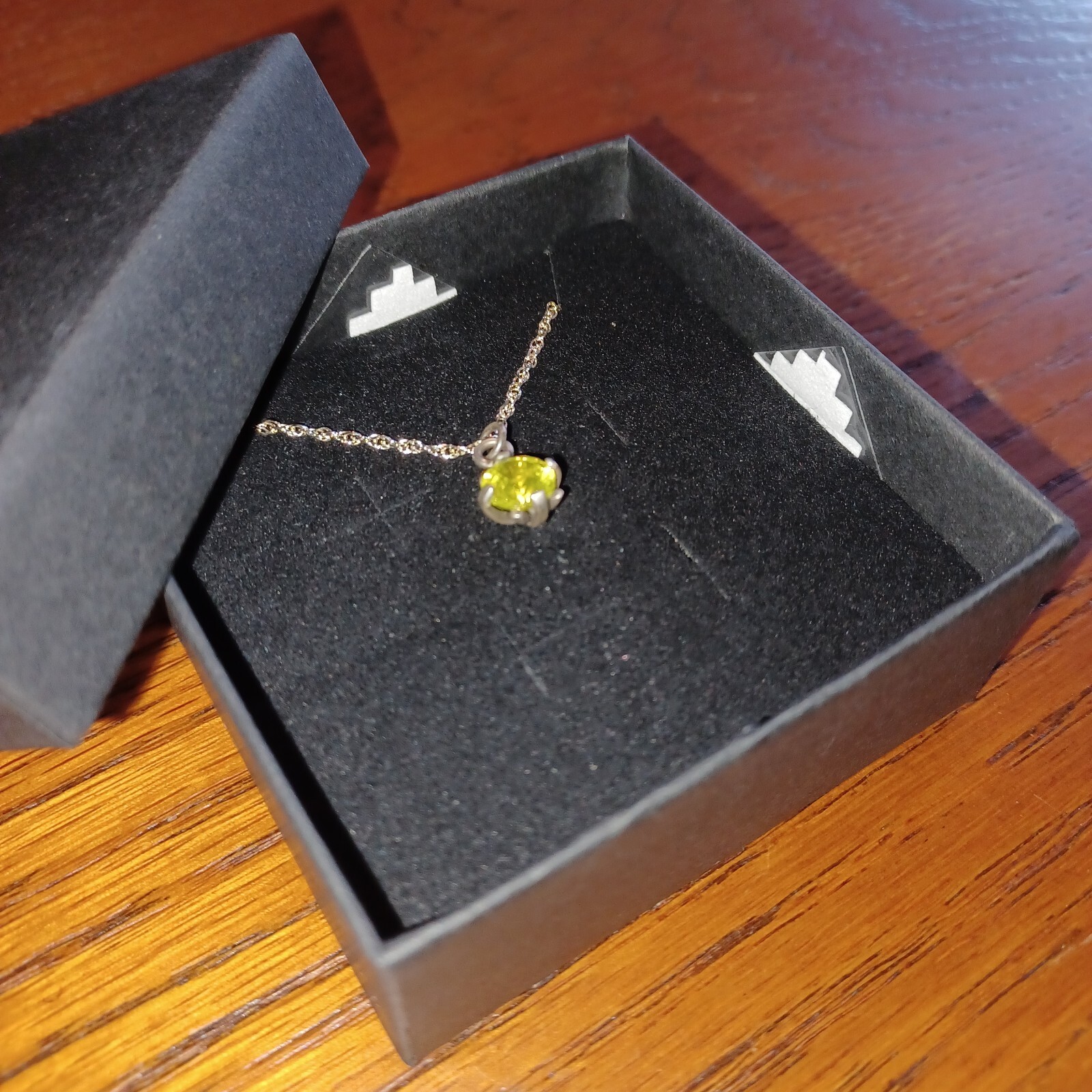Handmade YAG Yttrium Aluminum Garnet Pendant – Sterling Silver – 18” Chain
