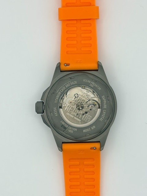 NEW Invicta Ocean Predator Mens Watch – Interchangeable Orange Silicone Band